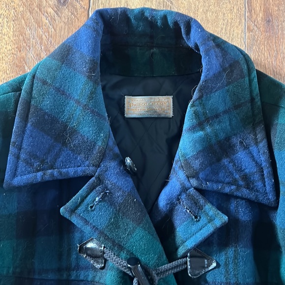 Vintage Pendleton Plaid Toggle Jacket 14 - Picture 2 of 15